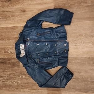 Dollhouse brand girls faux leather jacket